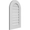 Ekena Millwork Round Top Surface Mount PVC Gable Vent: Functional, w/ 3-1/2"W x 1"P Standard Frame, 18"W x 30"H GVPRT18X3001SF - alternate 4